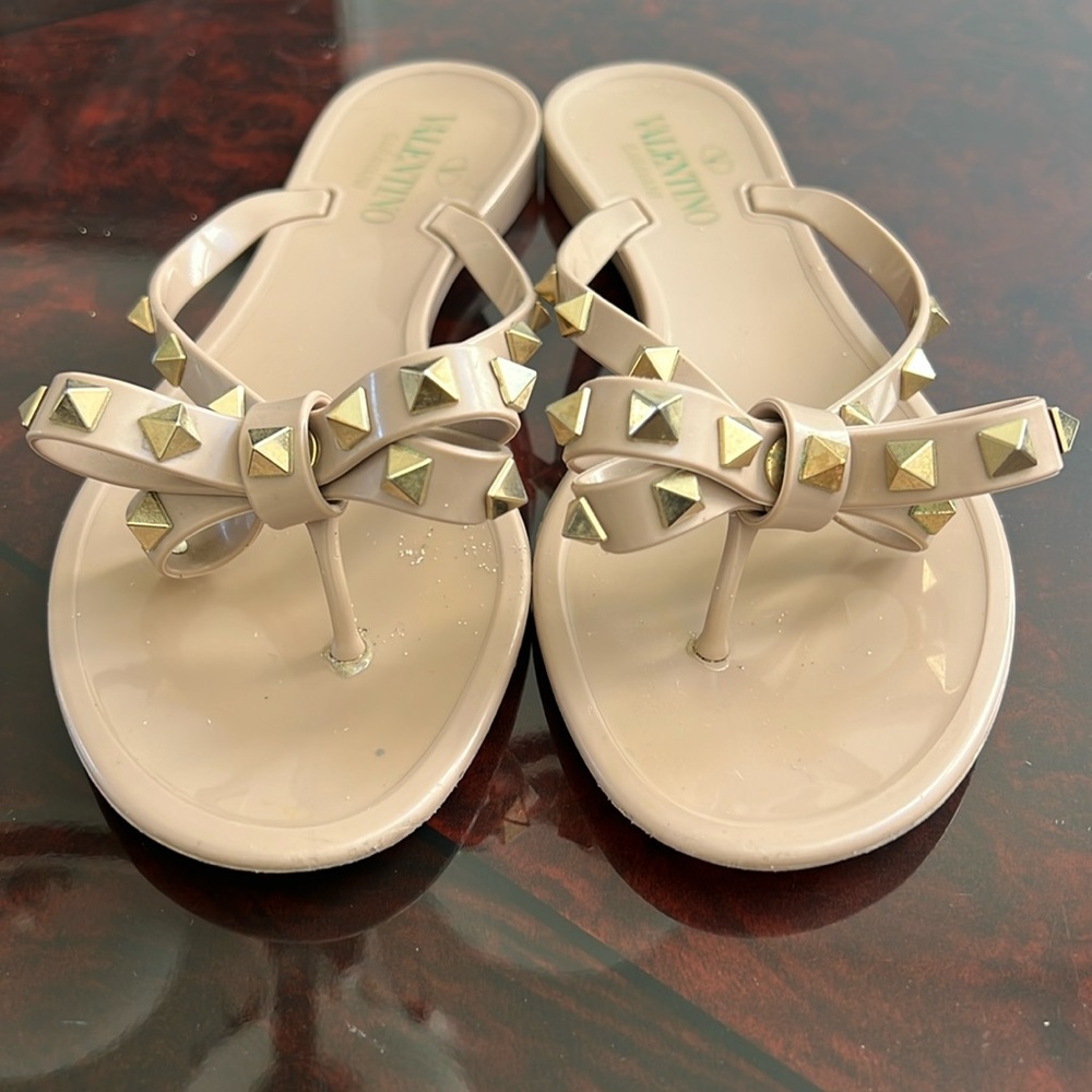 Valentino flat thong sandals